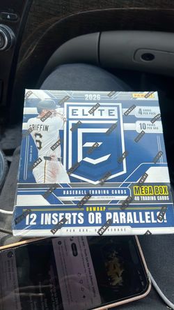 2026 Panini Elite Baseball Mega Box  X5