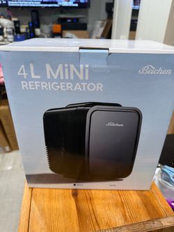 Beichen Mini Fridge 4 Liter/6 Can Portable Compact Refrigerator