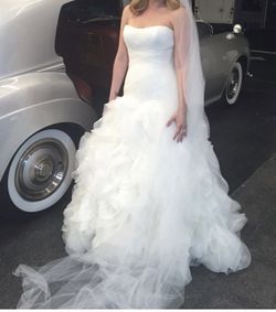 White by Vera Wang collections wedding dress with under garment slip skirt