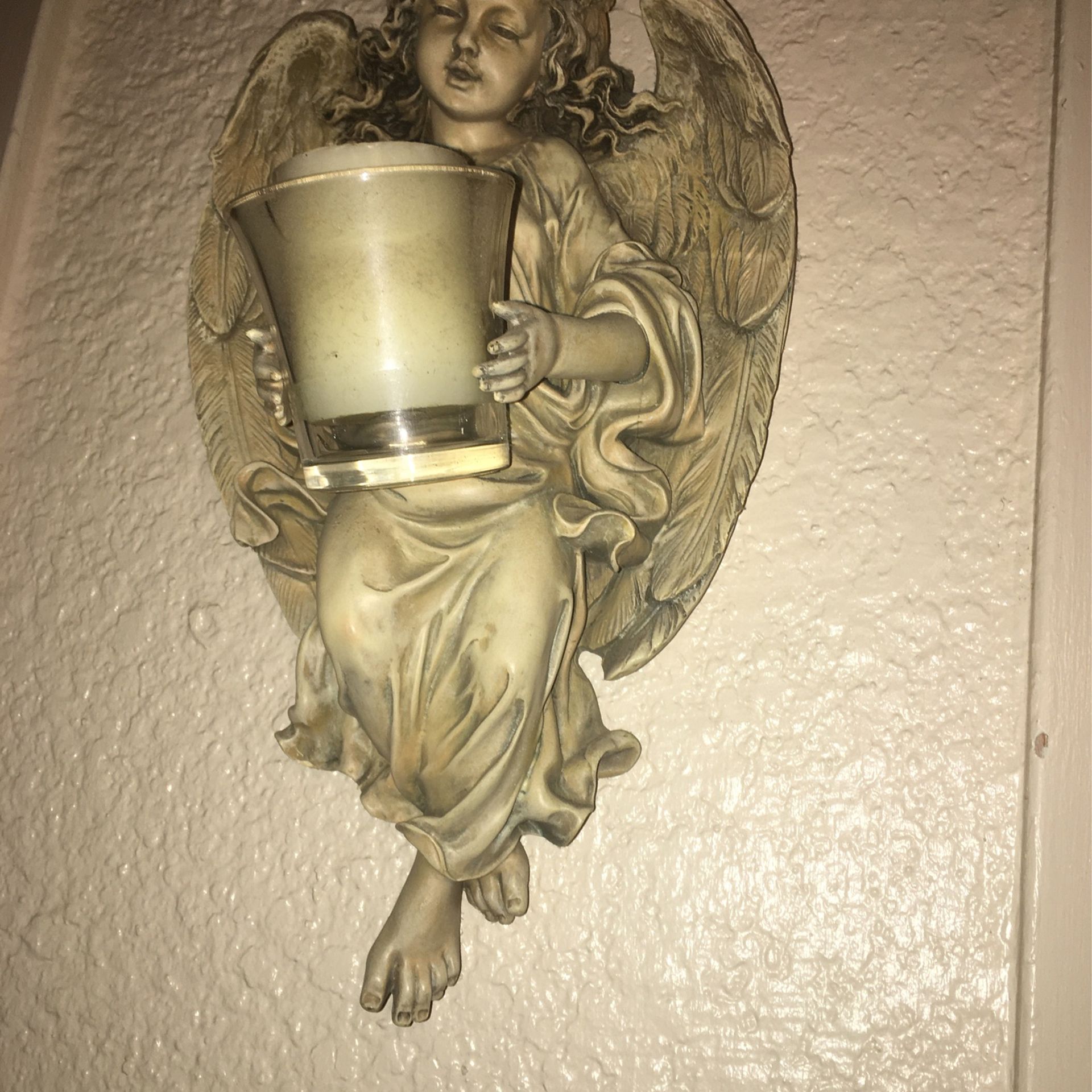 CERAMIC ANGEL WALL DECORATION