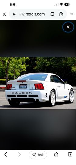 Saleen S281 Spoiler OEM Authentic Ford Mustang 01-04