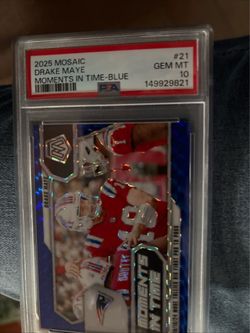 Drake Maye 2025 PSA10 Moments In Time 42/99