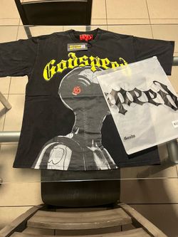 God speed graphic tee shirt