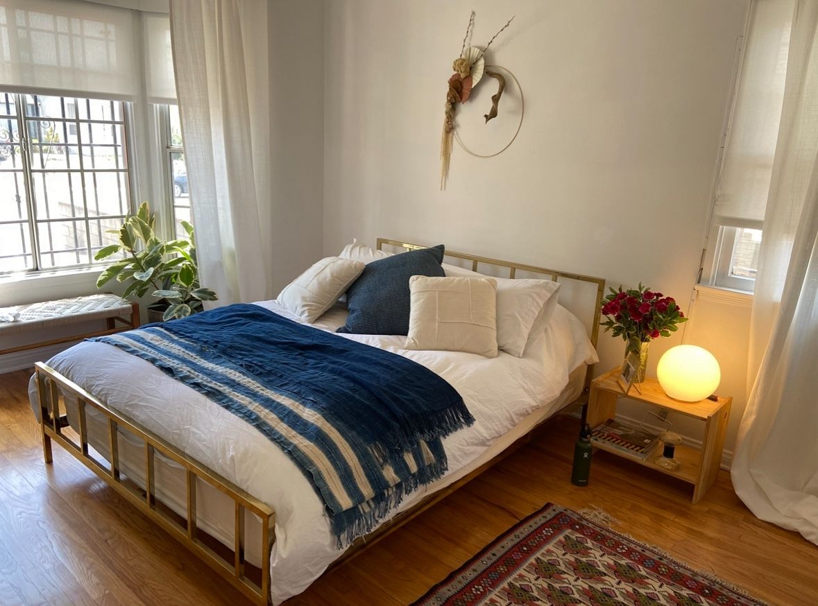 Gold Queen Bed frame