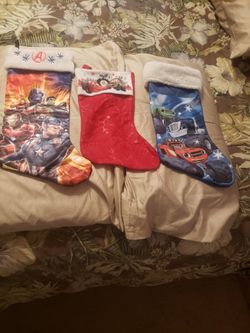 Christmas Stockings, Cars, Avengers And Blaze Monster Machine