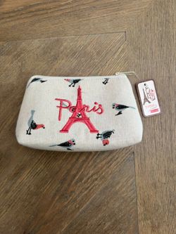 Small Cute Paris Makeup Purse Bag