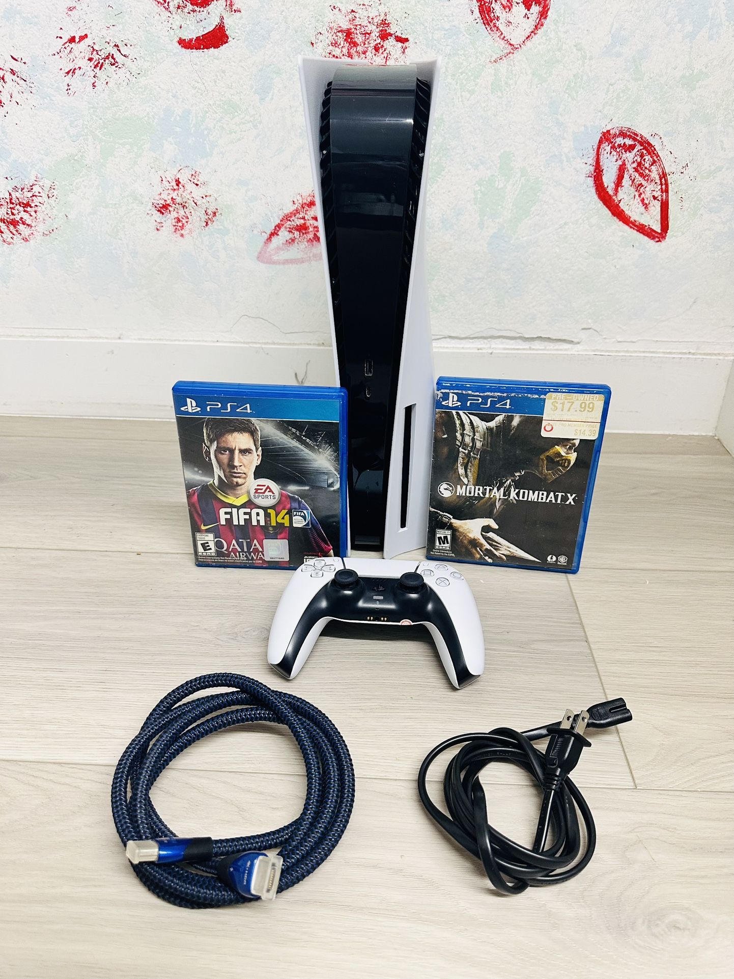 Sony PlayStation 5 - 825GB , Bonus 2 Games ( Used Very New )