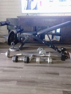 Marcy bench with leg extension