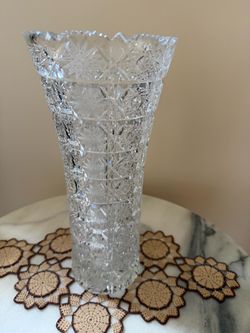 Crystal Czech Bohemia Vase