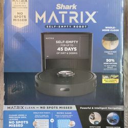 Shark Matrix Self Empty Robot Vacuum RV2310AE WiFi Mapping Pet Hair 
