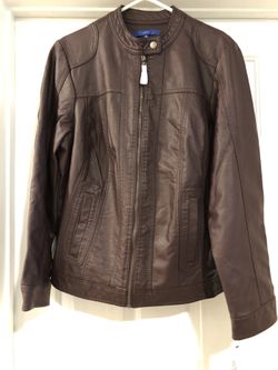Apt. 9 Faux Leather plus size Moto Jacket 0X size