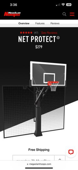Net Protect For Mega slam Basketball Court