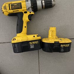 DEWALT Heavy Duty18v Cordless Drill Driver DW987 W XRP Battery