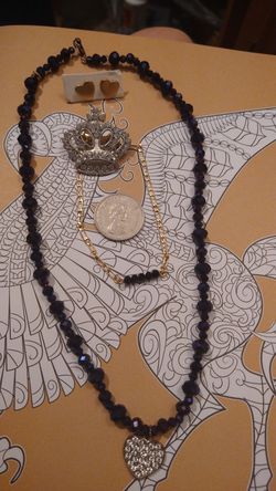 Ladies Braclet*Necklace*❤️ Earrings Set All NEW