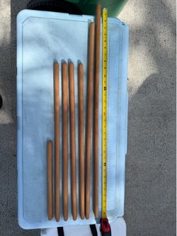 Random sizes of teak wood