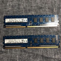 Desktop Memory DDR3 (RAM) 2 x 4GB (8GB Total)