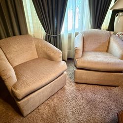 Swivel Rocker Chairs (2)