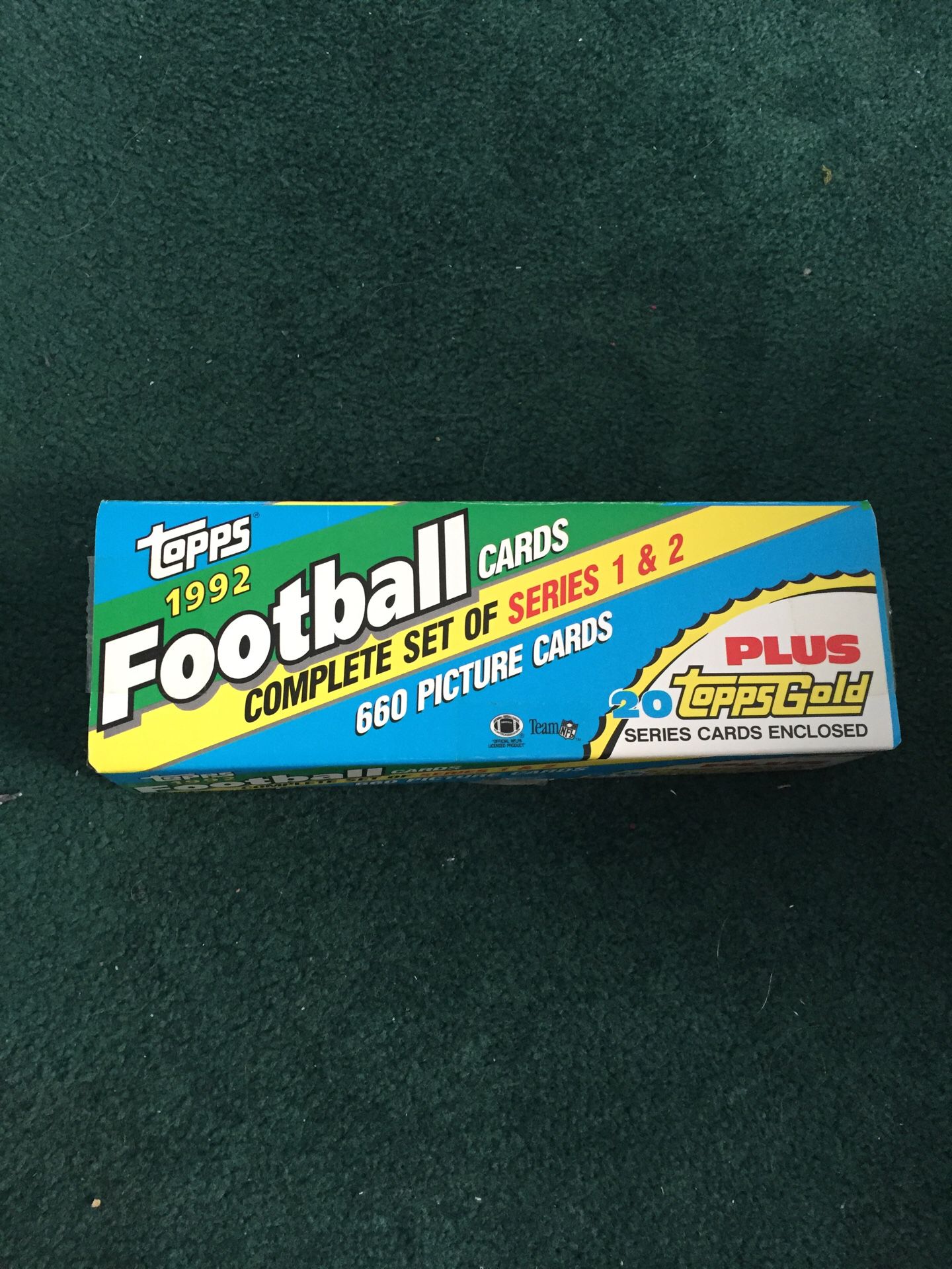1992 Topps Football card, series 1 and 2