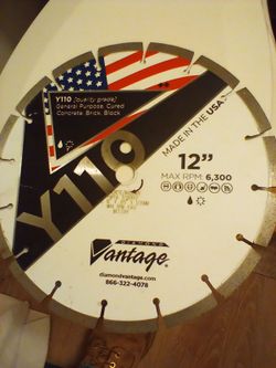 12" Diamond Concrete Blade (NEW)