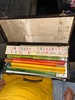 VINTAGE MAH JOHN 1950 GAME WITH BOX