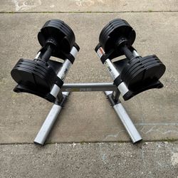 Core Home Fitness Adjustable Dumbbells And Stand