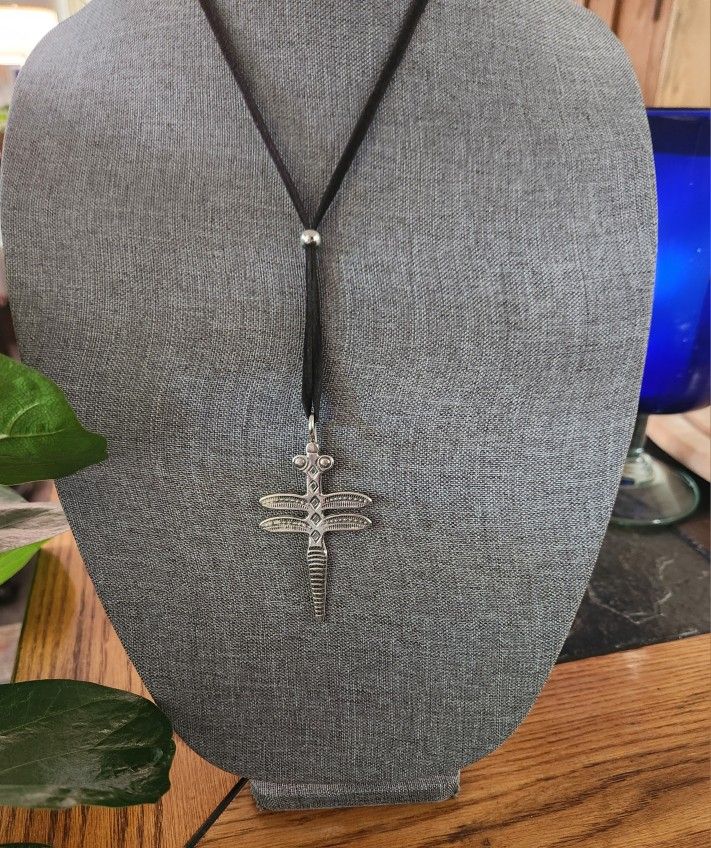 SS Dragonfly Necklace/Buffalo