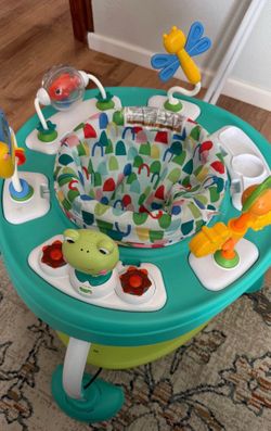 Baby activity center and bouncer