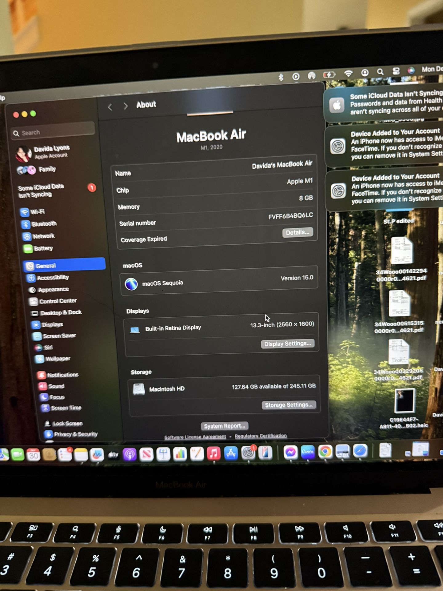 MacBook Air M1 Base Rose Gold