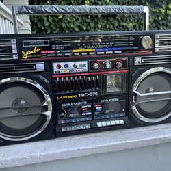 Non. Working Lasonic Boombox Boom Box Cassette Radio Stereo