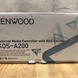 Kenwood KOS-A200 External Media Controller with RDS Encoder for Car Audio