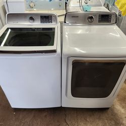 SAMSUNG WASHER AND ELECTRIC DRYER DELIVERY IS AVAILABLE AND HOOK UP 