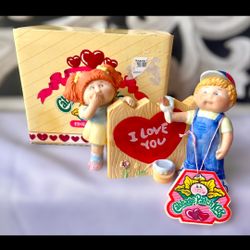 Cabbage Patch Kids 1985 Valentine’s Day Porcelain Figurine w/ Original Box