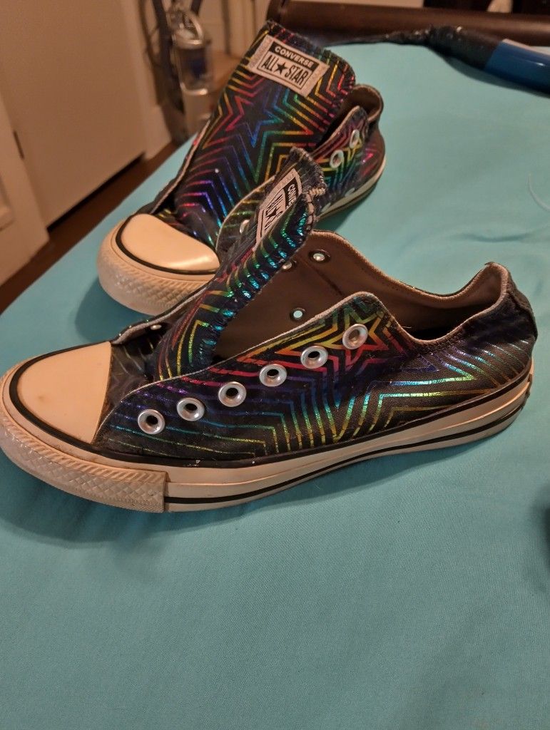 Converse Muti-Colored Tennis Shoes