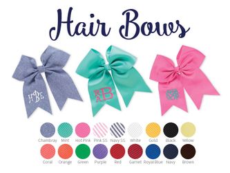 BRAND NEW Personalized Cheer Bows