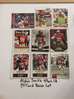 Aldon Smith San Francisco 49ers All-Pro LB (9) Card Lot.