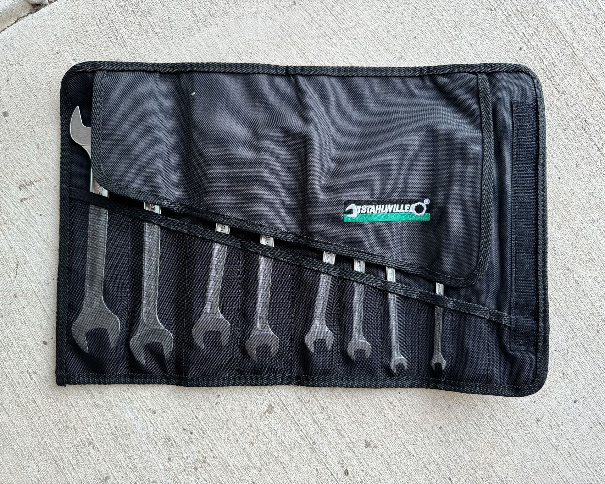 Stahlwille 10/8 Double Open Ended Spanner Set – 8 Piece Metric Wrench Set