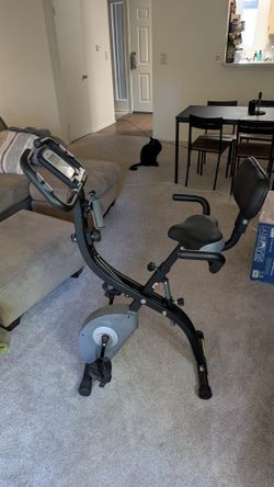 Ativa Fit Folding Stationary Exercise Bike