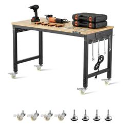 VEVOR Adjustable workbench With Power Outlet 