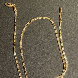 18k Gold Finish Chain