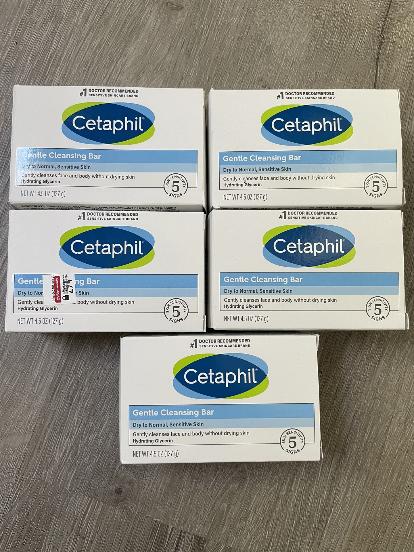 Cetaphil Gentle Cleansing Bar 5x