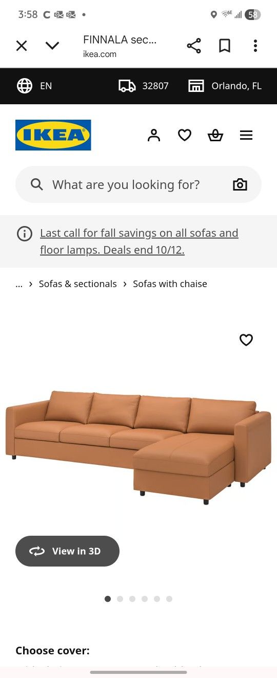 Ikea Sectional Couch - Used