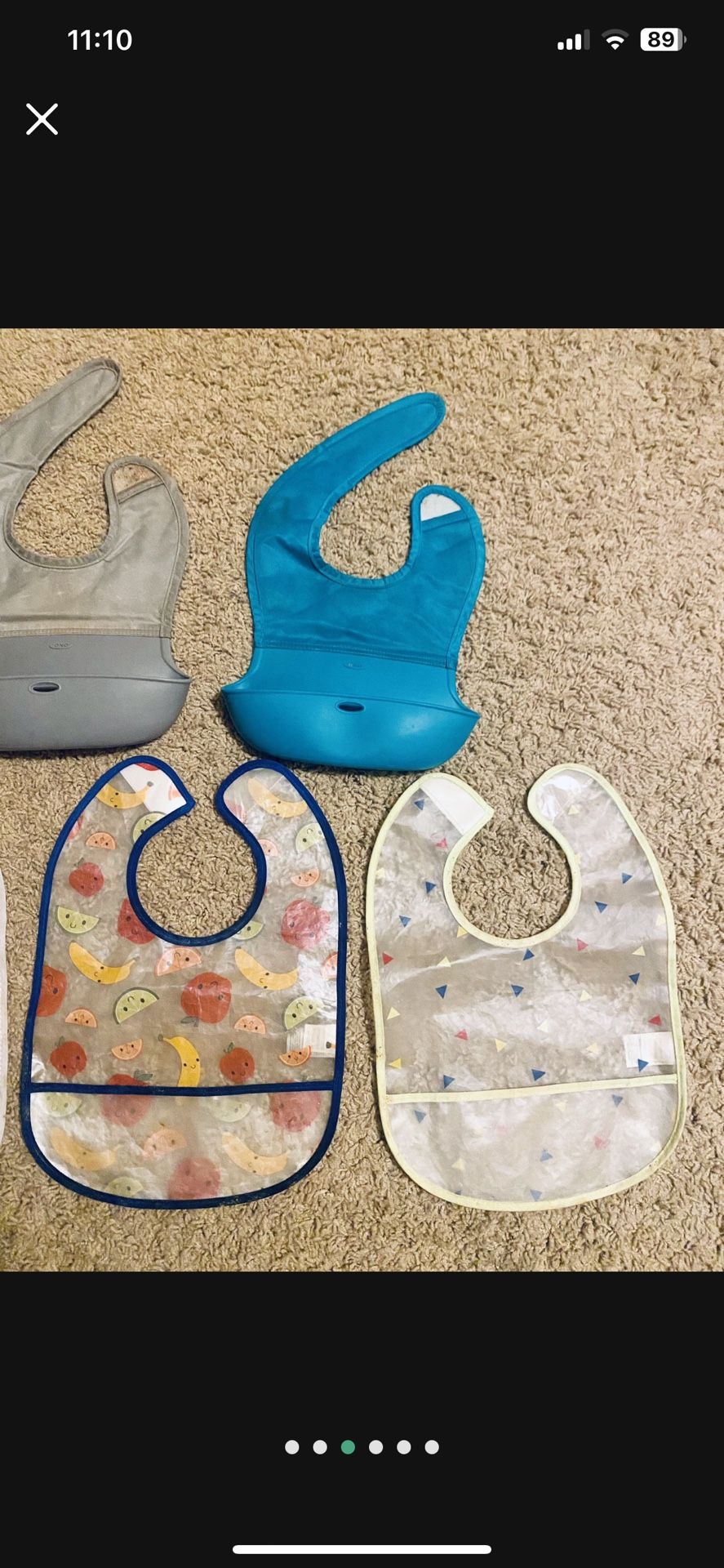 Baby Bibs With Food Catcher