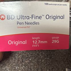 BD Ultra -Fine Pen Needless 