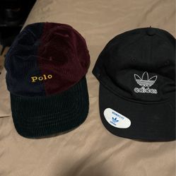 Never Worn Before Polar Bear Hat, And Adidas Hat
