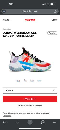 JORDAN WESTBROOK ONE TAKE 2 PF 'WHITE MULTI'
