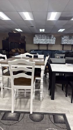 NEW SOFA SETS $799 AND DINNER TABLES $399