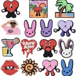 Cute Shoe Charms For Crocs, PVC Shoe Decorations Accessories Croc Pins Kids Girls Boys