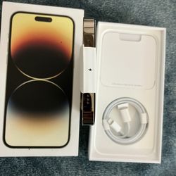 iPhone 14 Pro Max 128GB Gold Factory Unlocked Any Carriers World Brand New Open Box