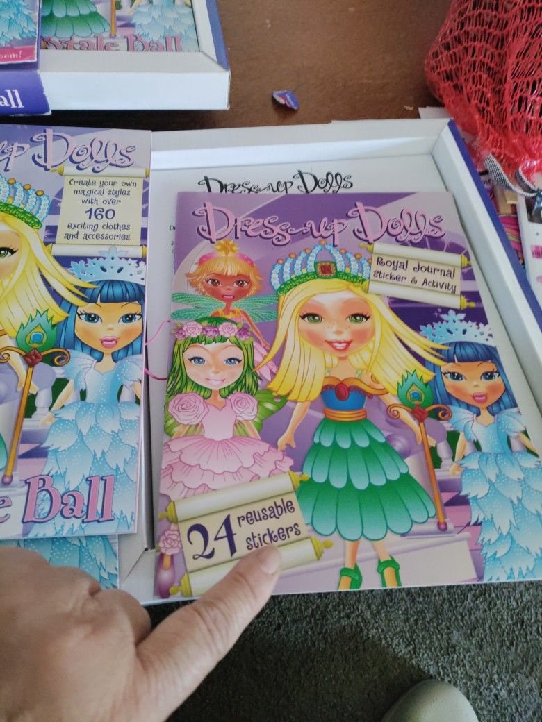 DRESS- UP DOLLS ( THE FAIRY TALE BALL).  OBO-  PICK   ⛏️ UP ONLY