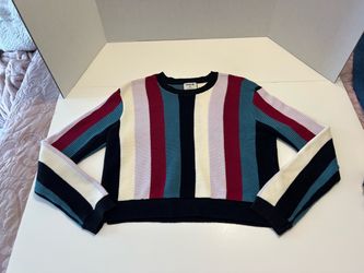 Hurley Striped Knit Crewneck Sweater – Size M